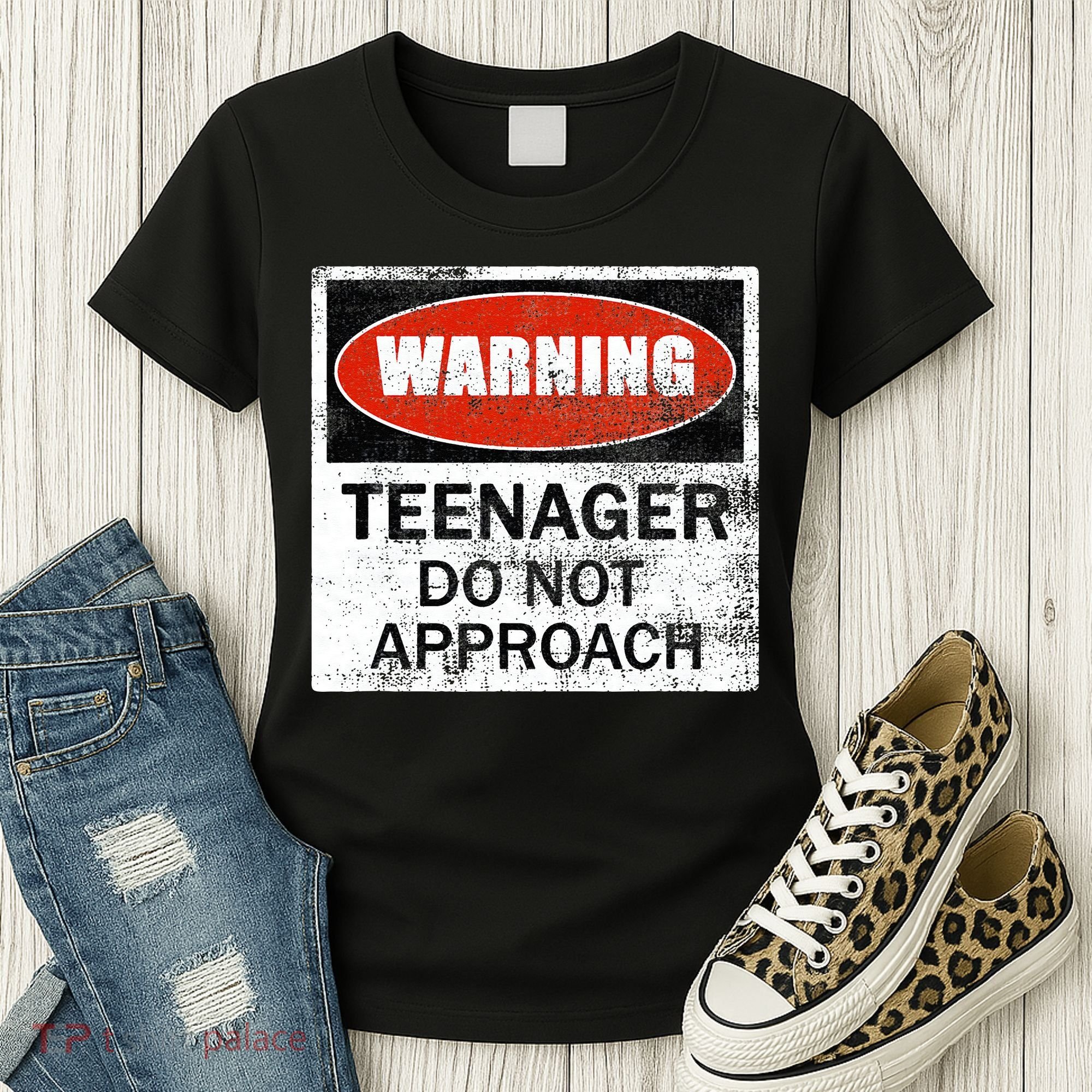 13th Birthday Fun Warning Official Teenager Do Not Approach Women's T-Shirt
