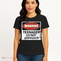 13th Birthday Fun Warning Official Teenager Do Not Approach Women's T-Shirt thumb 4