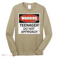13th Birthday Fun Warning Official Teenager Do Not Approach Long Sleeve Shirt thumb 0