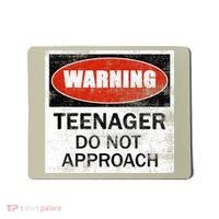 13th Birthday Fun Warning Official Teenager Do Not Approach Mousepad thumb 0