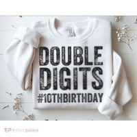 10th Birthday Gifts This  Is Now 10 Double Digits  Sweatshirt thumb 2