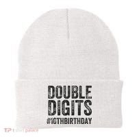 10th Birthday Gifts This  Is Now 10 Double Digits  Beanie thumb 0