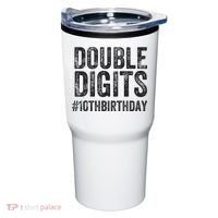 10th Birthday Gifts This  Is Now 10 Double Digits  Tumbler thumb 0