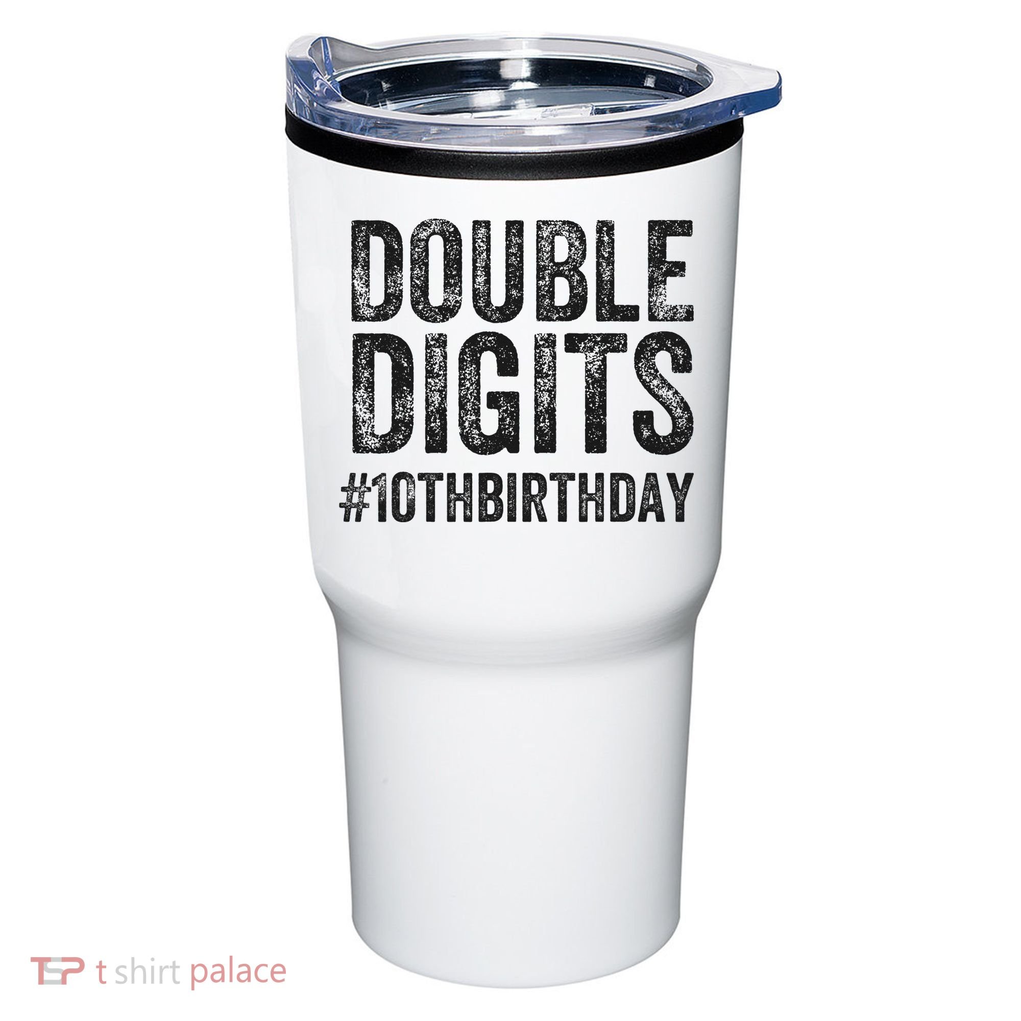 10th Birthday Gifts This  Is Now 10 Double Digits  Tumbler