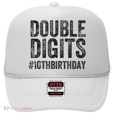 10th Birthday Gifts This  Is Now 10 Double Digits  Hat