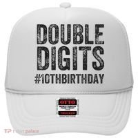 10th Birthday Gifts This  Is Now 10 Double Digits  Hat thumb 0