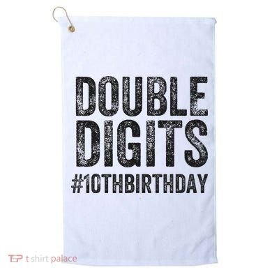 10th Birthday Gifts This  Is Now 10 Double Digits  Golf Towel