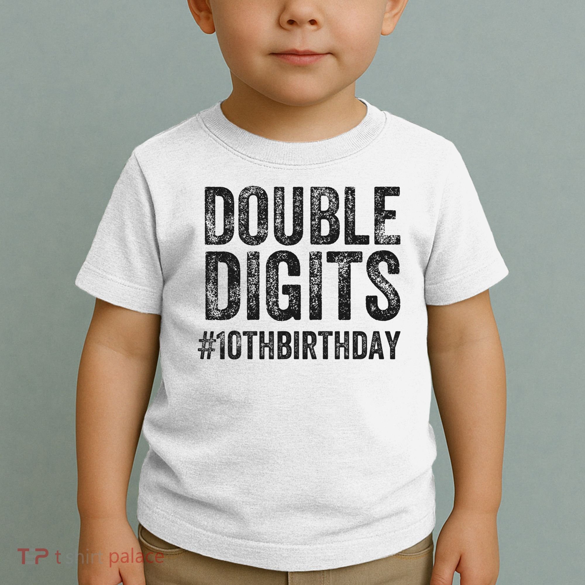 10th Birthday Gifts This  Is Now 10 Double Digits  Toddler T-Shirt