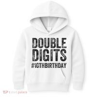 10th Birthday Gifts This  Is Now 10 Double Digits  Kids Hoodie thumb 0