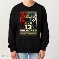 13th Birthday Gift Level 13 Unlocked Officialnager Women's Sweatshirt thumb 0