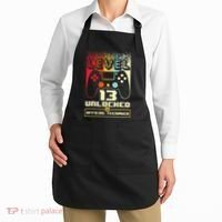 13th Birthday Gift Level 13 Unlocked Officialnager Apron thumb 2
