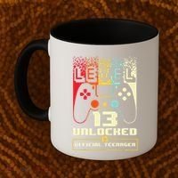 13th Birthday Gift Level 13 Unlocked Officialnager Coffee Mug thumb 2