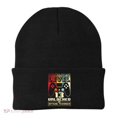 13th Birthday Gift Level 13 Unlocked Officialnager Beanie