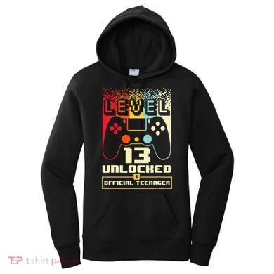 13th Birthday Gift Level 13 Unlocked Officialnager Women's Hoodie