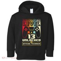 13th Birthday Gift Level 13 Unlocked Officialnager Toddler Hoodie thumb 0
