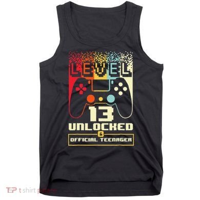 13th Birthday Gift Level 13 Unlocked Officialnager Tank Top