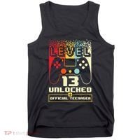 13th Birthday Gift Level 13 Unlocked Officialnager Tank Top thumb 0