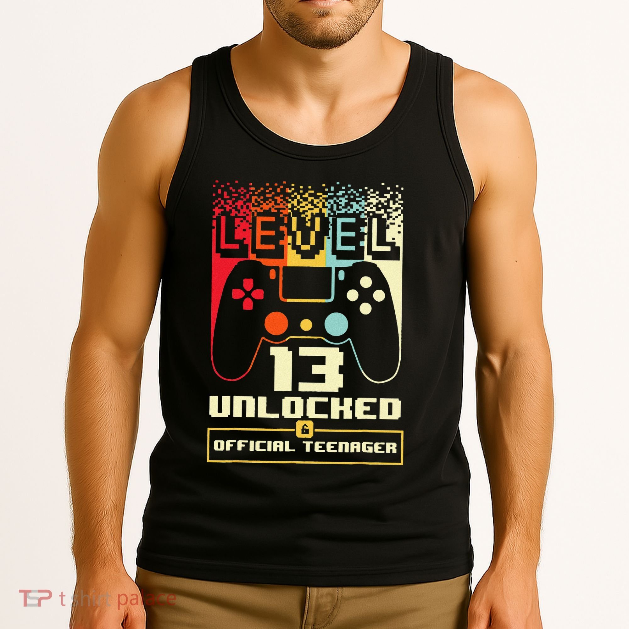 13th Birthday Gift Level 13 Unlocked Officialnager Tank Top