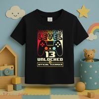 13th Birthday Gift Level 13 Unlocked Officialnager Toddler T-Shirt thumb 3