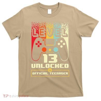 13th Birthday Gift Level 13 Unlocked Officialnager T-Shirt