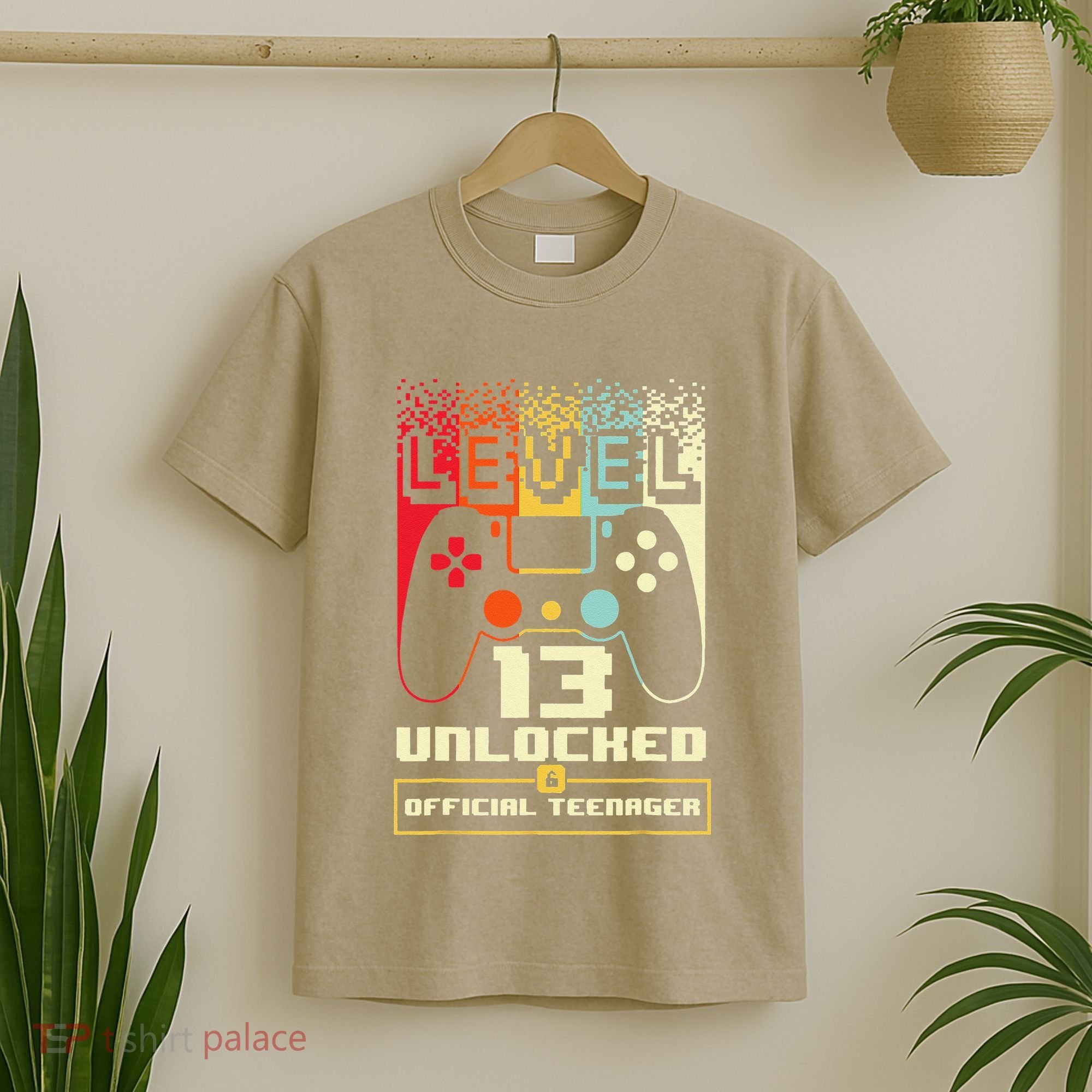 13th Birthday Gift Level 13 Unlocked Officialnager T-Shirt