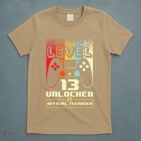 13th Birthday Gift Level 13 Unlocked Officialnager T-Shirt thumb 5