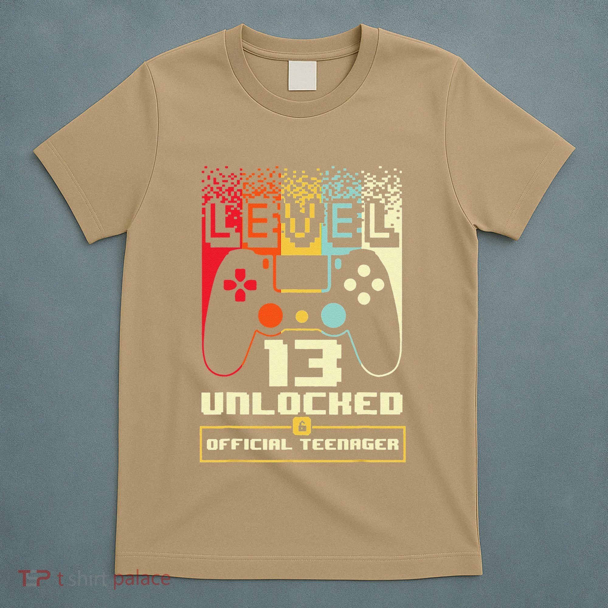 13th Birthday Gift Level 13 Unlocked Officialnager T-Shirt