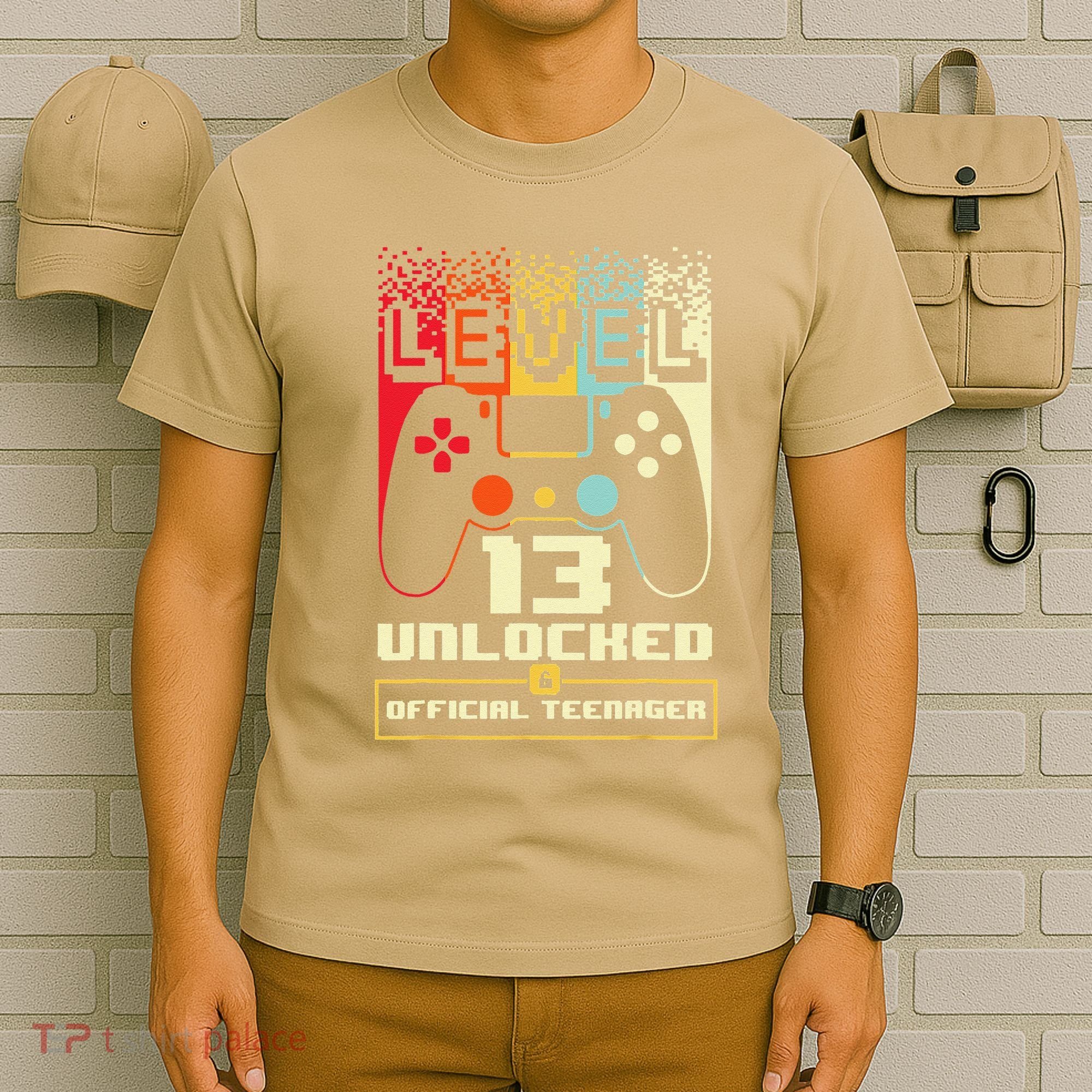 13th Birthday Gift Level 13 Unlocked Officialnager T-Shirt