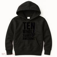 10th Birthday Gift Boy Age 10 Ten Year Old Boys Son T Kids Hoodie thumb 0