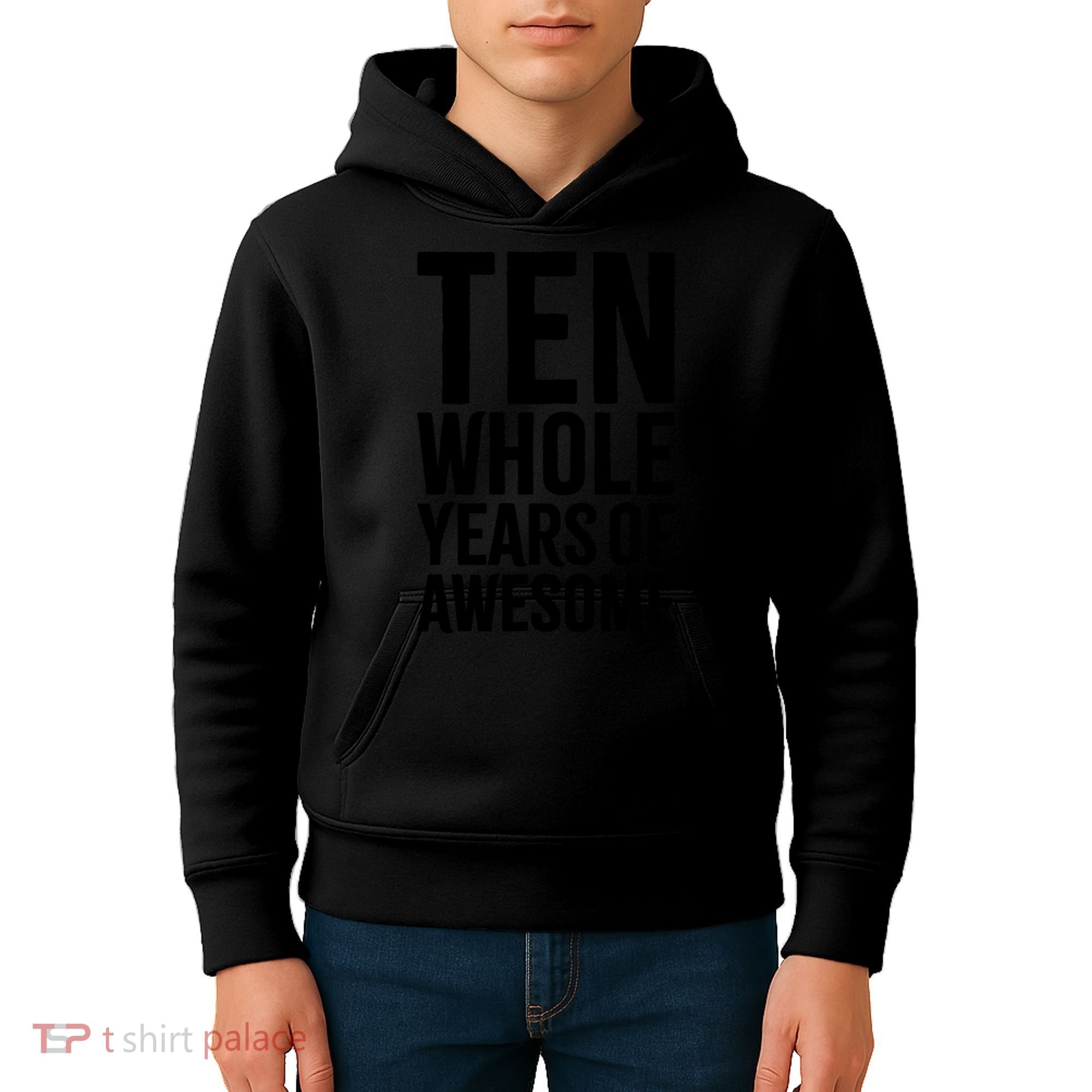 10th Birthday Gift Boy Age 10 Ten Year Old Boys Son T Kids Hoodie