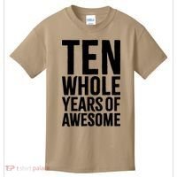 10th Birthday Gift Boy Age 10 Ten Year Old Boys Son T Kids T-Shirt thumb 0