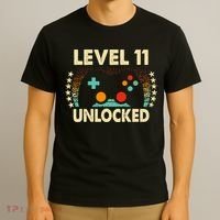 11th Birthday Gifts Boy Funny Gaming Video Gamer 11 Year Old T-Shirt thumb 3
