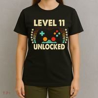 11th Birthday Gifts Boy Funny Gaming Video Gamer 11 Year Old T-Shirt thumb 4