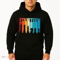 14th Birthday Gift Chess Player Retro Board Game Fan Hoodie thumb 2