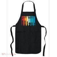 14th Birthday Gift Chess Player Retro Board Game Fan Apron thumb 0