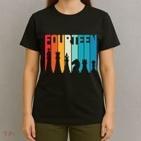 14th Birthday Gift Chess Player Retro Board Game Fan T-Shirt thumb 4