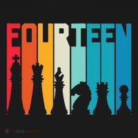 14th Birthday Gift Chess Player Retro Board Game Fan Coaster thumb 2