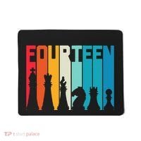 14th Birthday Gift Chess Player Retro Board Game Fan Mousepad thumb 0
