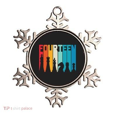 14th Birthday Gift Chess Player Retro Board Game Fan Ornament