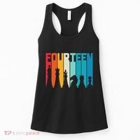 14th Birthday Gift Chess Player Retro Board Game Fan Women's Tank Top thumb 0