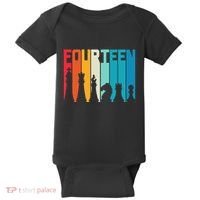 14th Birthday Gift Chess Player Retro Board Game Fan Baby Bodysuit thumb 0