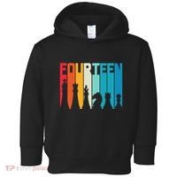 14th Birthday Gift Chess Player Retro Board Game Fan Toddler Hoodie thumb 0