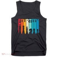 14th Birthday Gift Chess Player Retro Board Game Fan Tank Top thumb 0