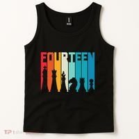 14th Birthday Gift Chess Player Retro Board Game Fan Tank Top thumb 2