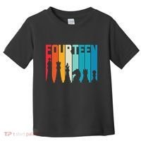 14th Birthday Gift Chess Player Retro Board Game Fan Toddler T-Shirt thumb 0