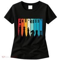 14th Birthday Gift Chess Player Retro Board Game Fan Women's T-Shirt thumb 0