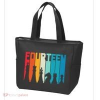 14th Birthday Gift Chess Player Retro Board Game Fan Tote Bag thumb 3
