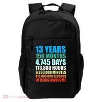 13th Birthday Gift Boy 13 Years Being Awesome Backpack thumb 0