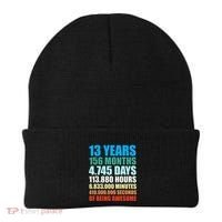 13th Birthday Gift Boy 13 Years Being Awesome Beanie thumb 0