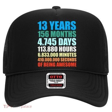 13th Birthday Gift Boy 13 Years Being Awesome Hat